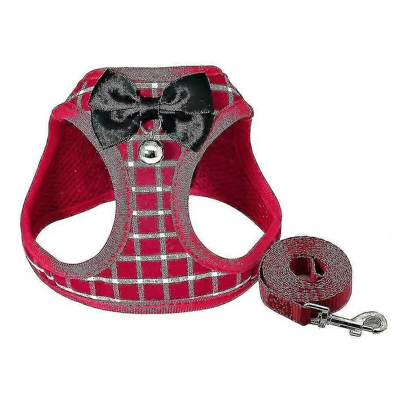 Red , ) Dog Leash, Pet Cat Harness Small
