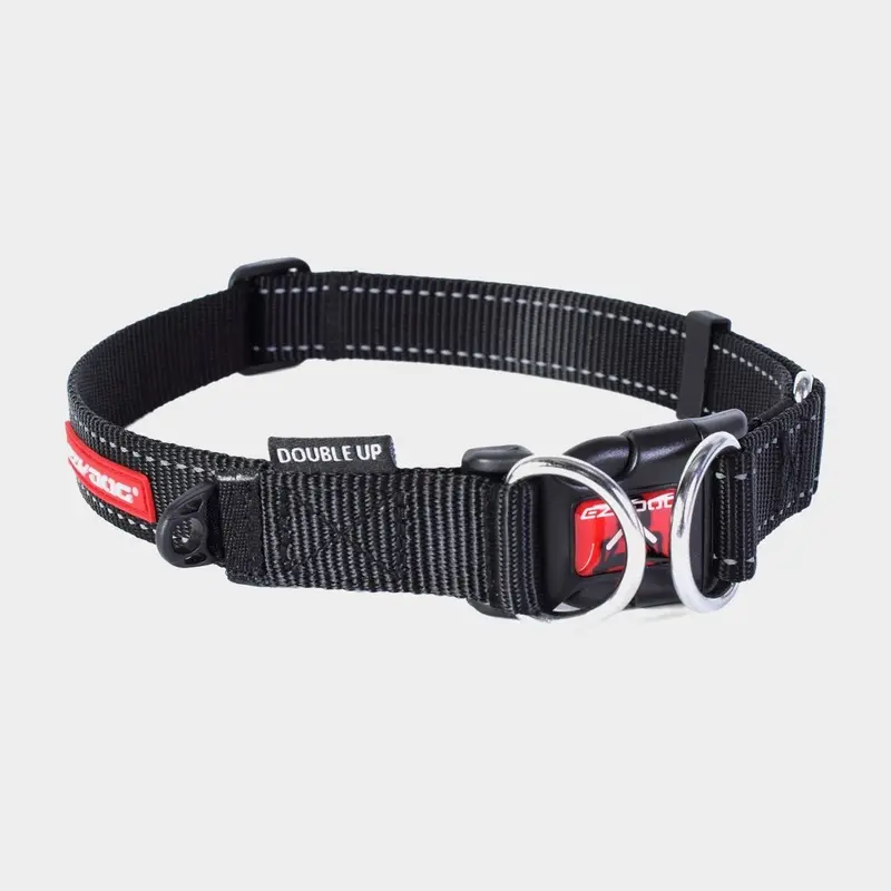 Ezydog Unisex Double Up Collar Black Black Extra Large