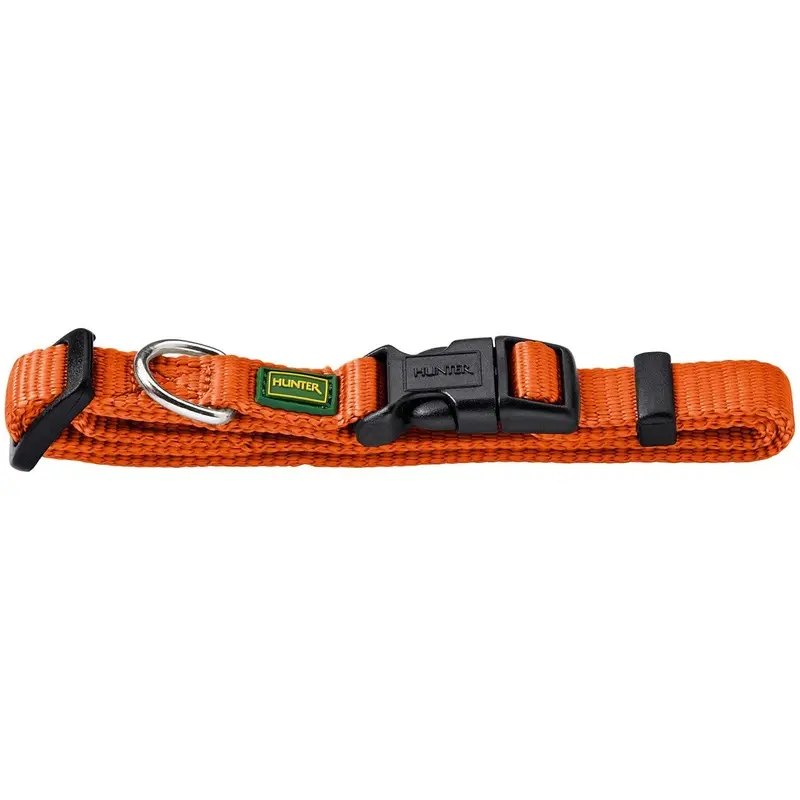 HUNTER Vario-Basic Nylon Collar, 15 mm, 30 x 45 cm, Small, Orange