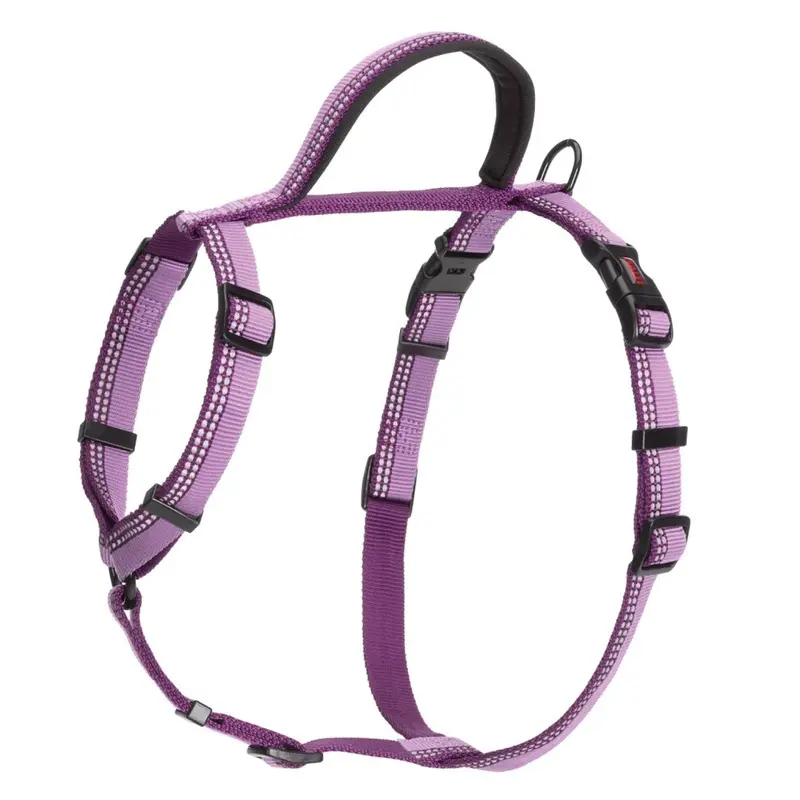 New Halti - Chest: 68Cm-100Cm, ) Walking Two Tone Dog Harness Purple Large