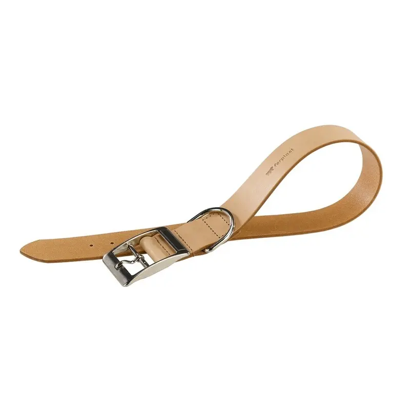 Ferplast Natural BE C25/45 Dog Collar, 37-45 cm/ 25 mm, Beige