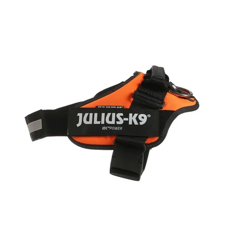 Julius-K9 Orange Julius K9 Idc High-Visibility Powerharness Dog Harness ( Uv ) Size 1