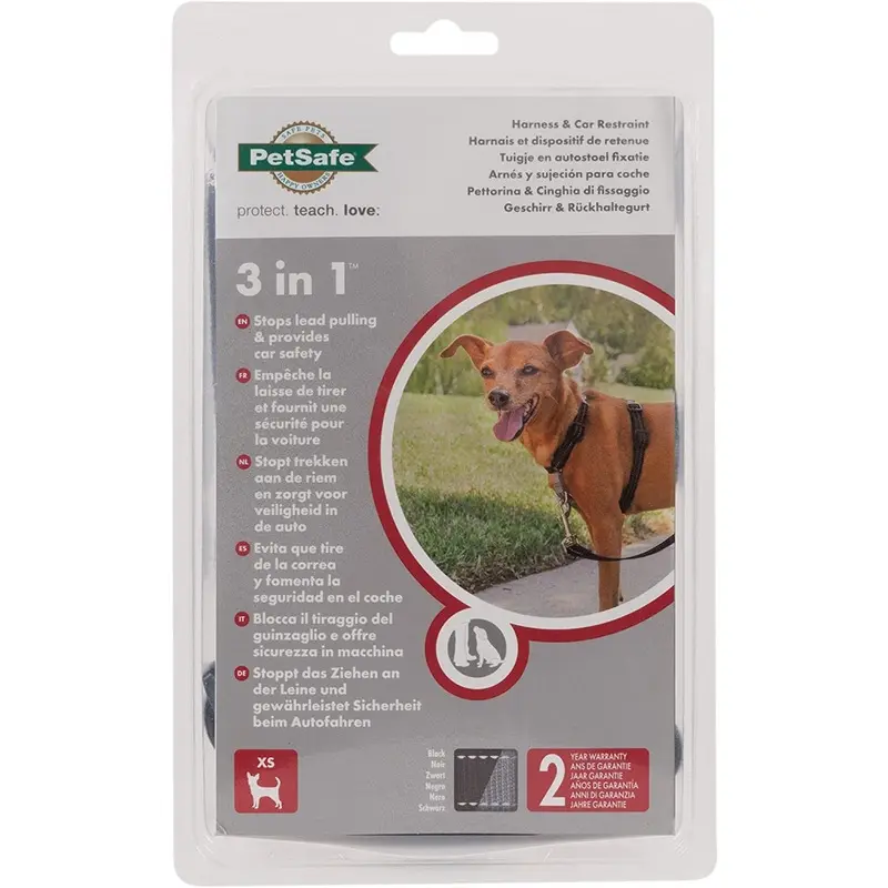 Petsafe 3 In 1 Harness And Car Restraint, Small