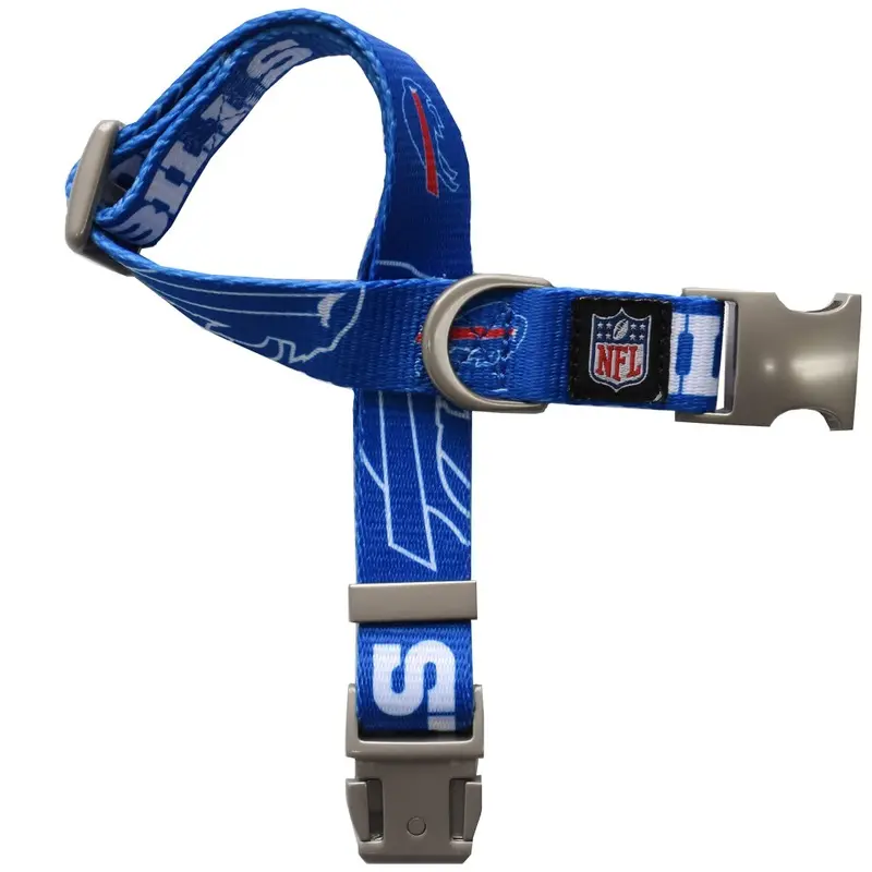 Littlearth Unisex -Adult Nfl Buffalo Bills Premium Pet Collar Team Color Medium