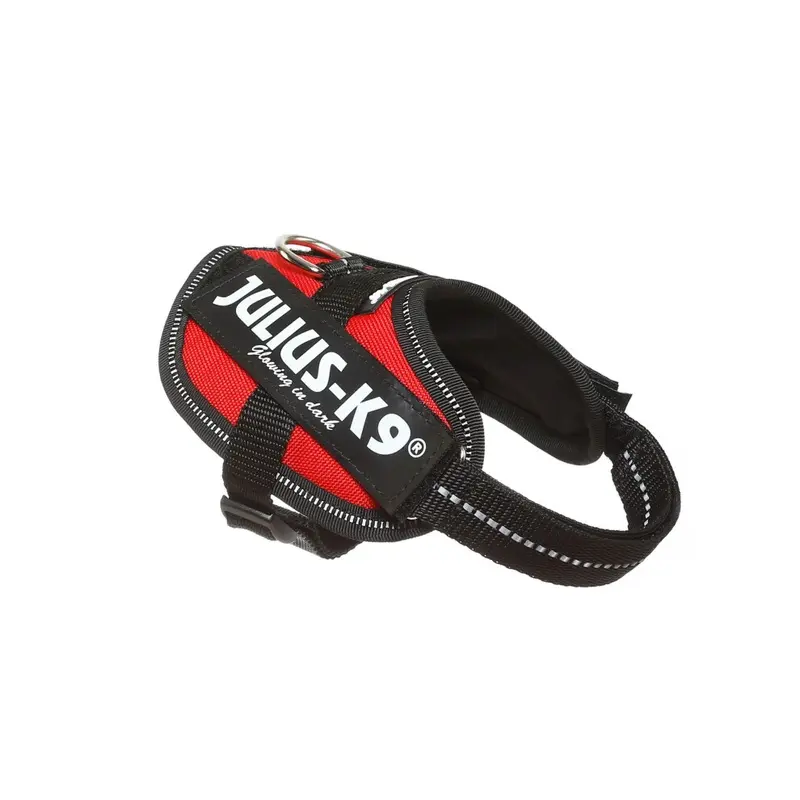 Julius-K9 Red 16Idc-R-B2 Idc Powerharness, Dog Harness, Baby 2, Size 16