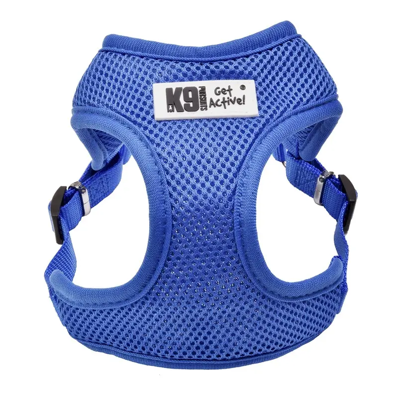 K9 Pursuits Hi Tec Mesh Harness, Blue, Large