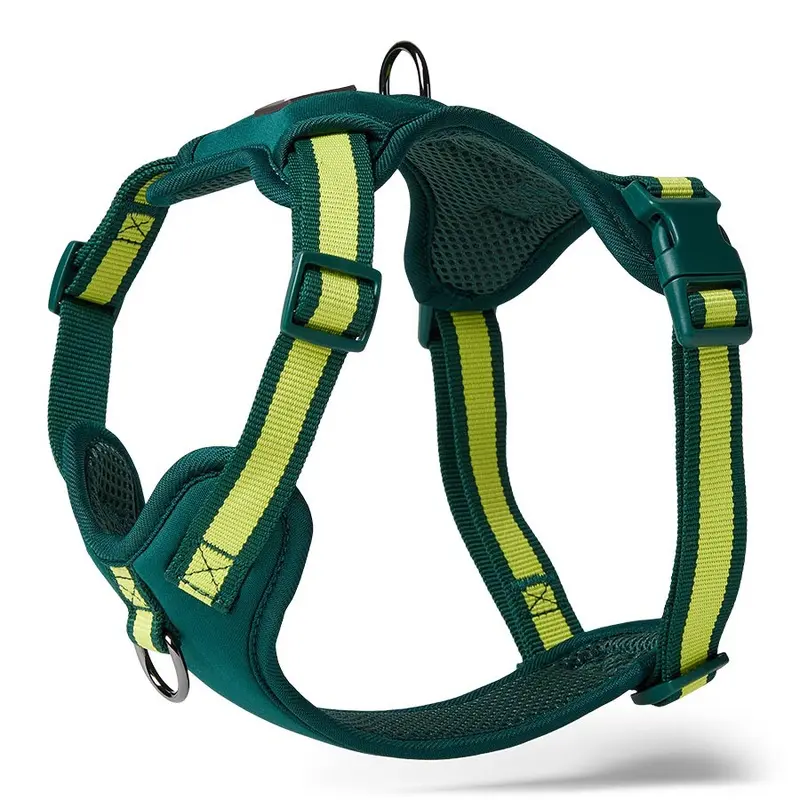 3 Peaks Adventure Dog Harness Green Large