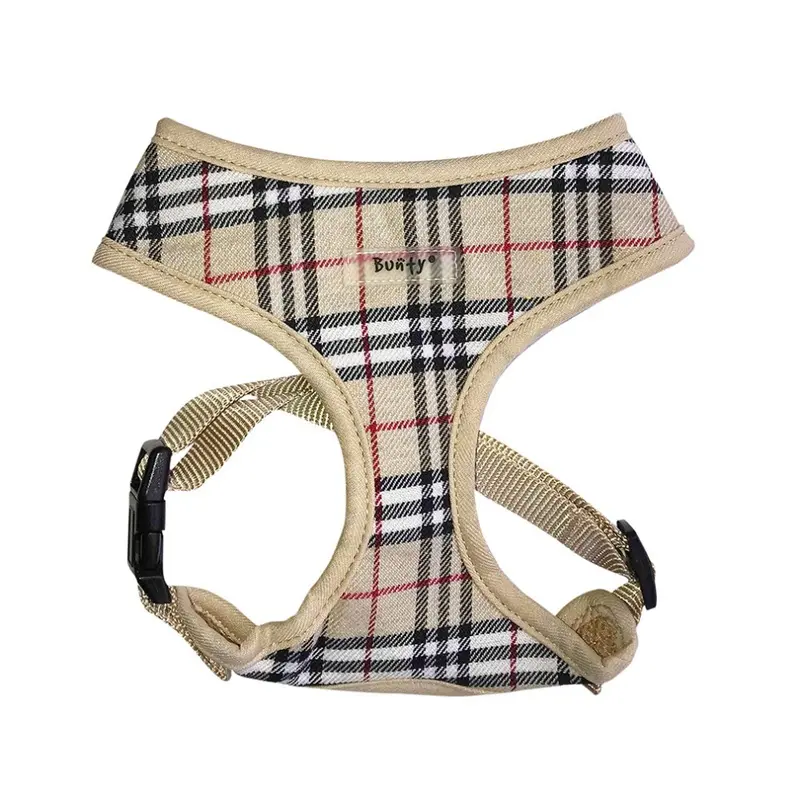 Bunty Cream , Beige) Dog Puppy Harness Adjustable No Pull Dogs Small