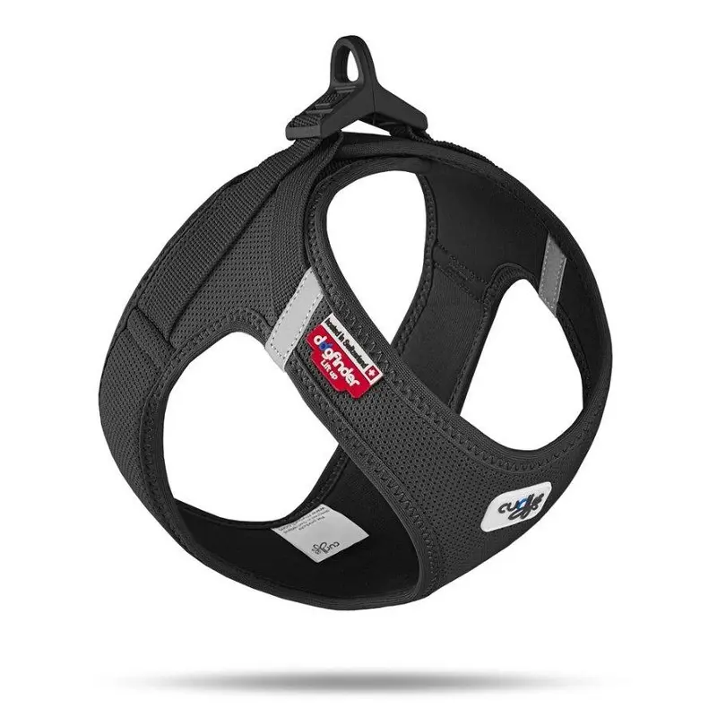 Curli Air-Mesh Dog Harness Vest With Clasp - Black Extra Large