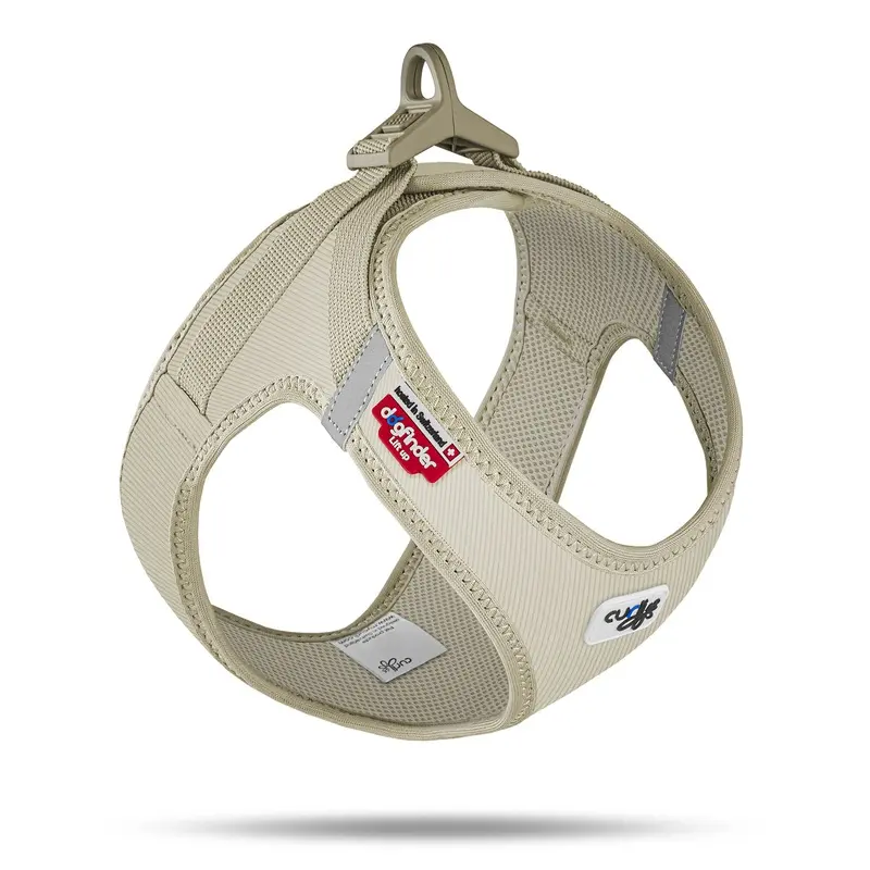 Curli Beige Dog Harness