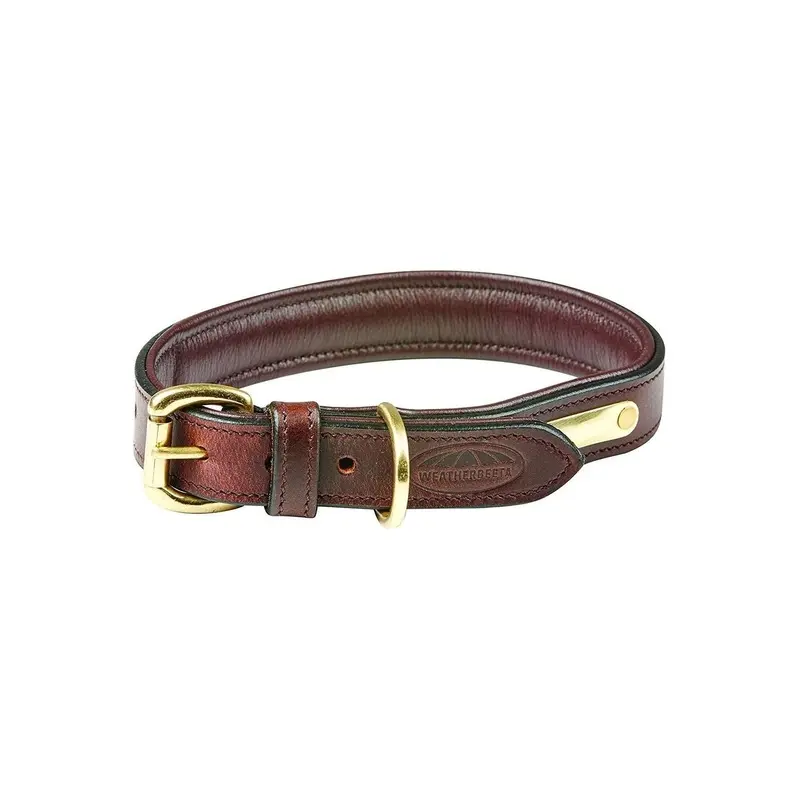 Padded Leather Dog Collar -