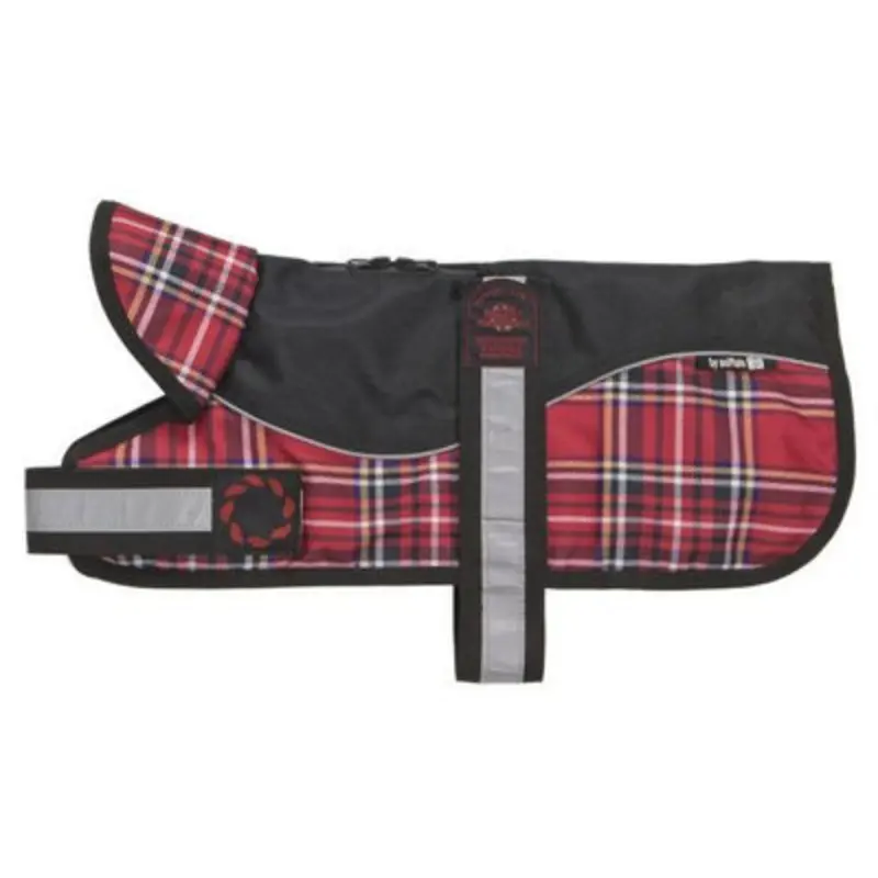 B&Q Outhwaite Reflective Padded Dog Harness Tartan (30Cm) 30Cm