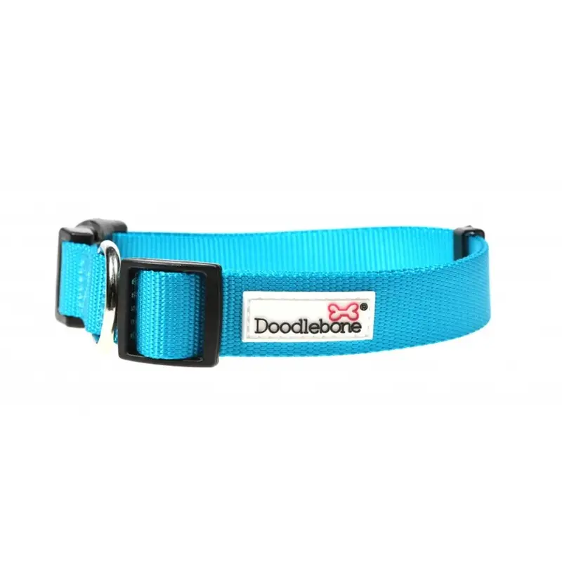 Doodlebone Unisex Green Originals Collar - Aqua Size 3-6
