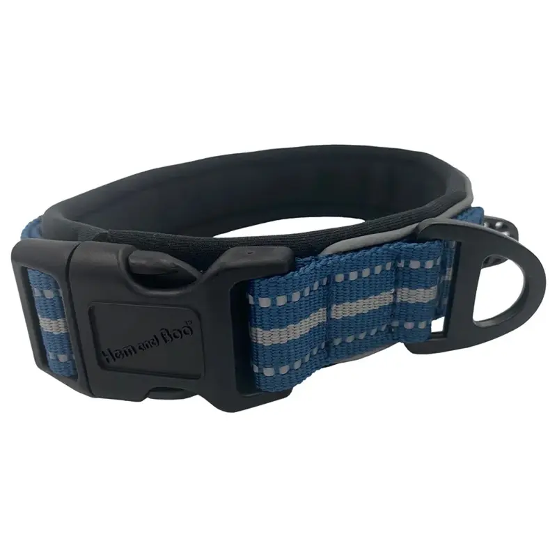 Hemmo & Co Unisex Blue Hemmo Co Neo Sports Adjustable Collar Large