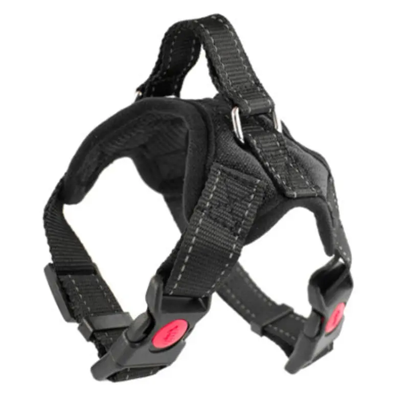 Kct Black Extra Padded Dog Harness Small
