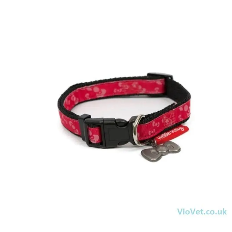 Pet Brands Hello Kitty Premium Bow Design Dog Collar - 1.5 X 29Cm-40Cm Small