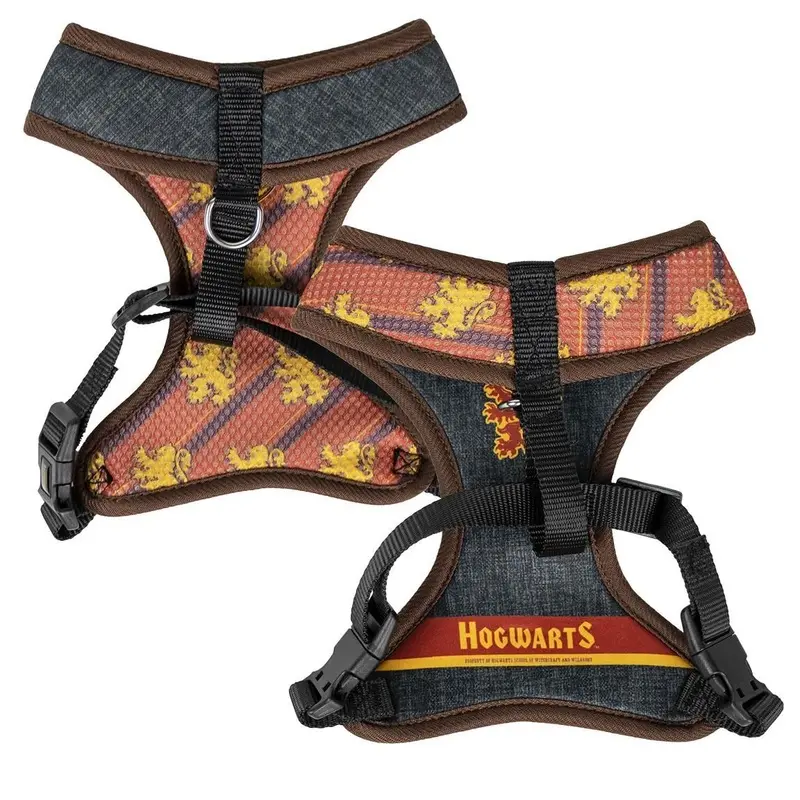 For Fan Pets Unisex Multi Premium Harry Potter Gryffindor Dog Harness Large