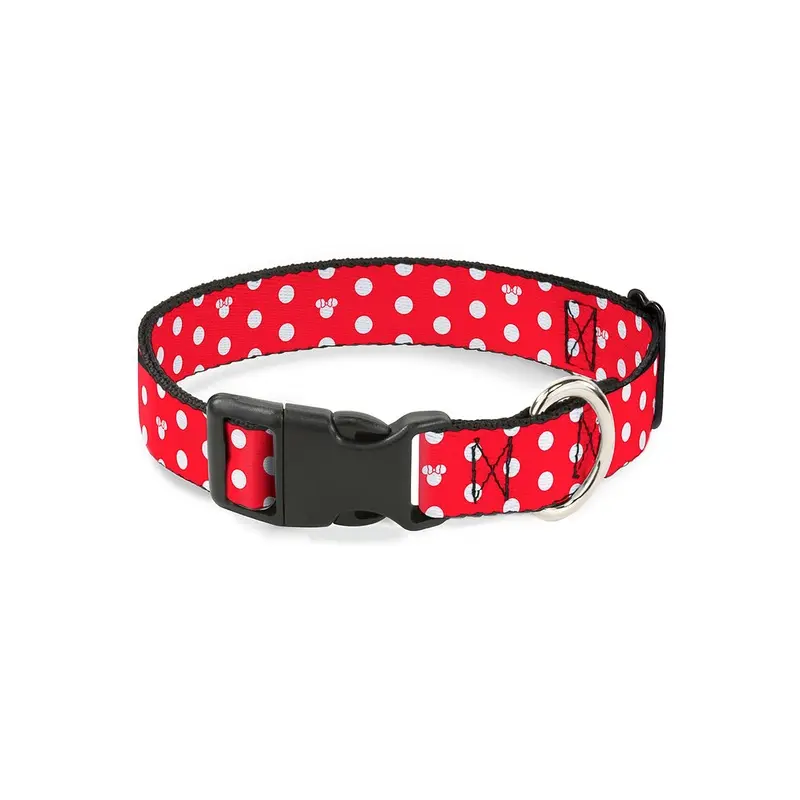 Minnie Mouse Polka Dot Plastic Buckle Pet Collar