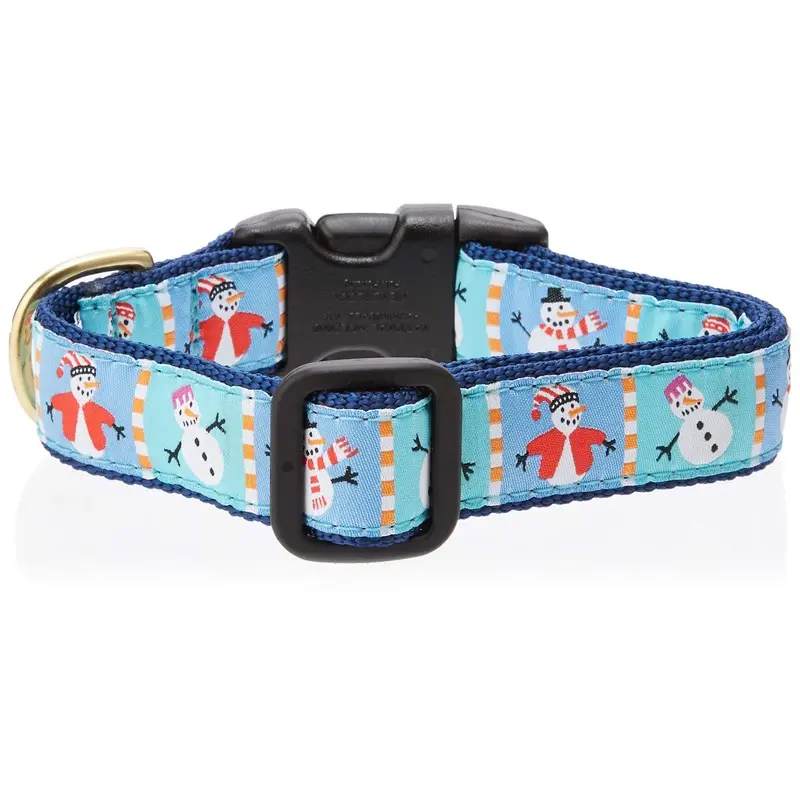 Up Country SNM-C-S Snowman Dog Collar Narrow 5/8 Inches S