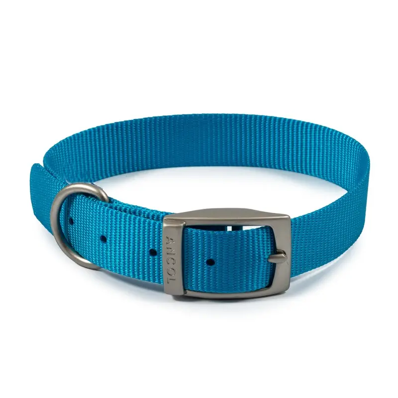 Forest Pet Supplies Black/Blue/Red Viva Collar (, Red) Blue