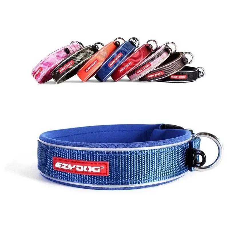 Ezydog Blue Neo Dog Collar, 30-33Cm) Small