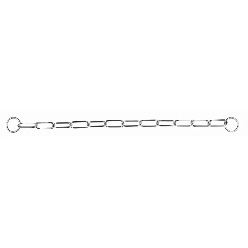 Trixie Chrome Long Link Choke Chain, 54 x 4 mm Thickness
