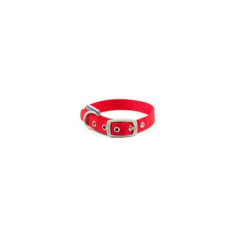 New Ancol Heritage Nylon Dog Collar,, Red 311520 Small