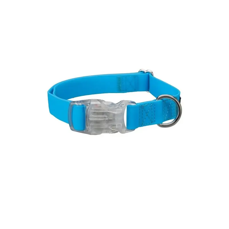 New Trixie (S-M, ) Usb Easy Flash Collar Blue
