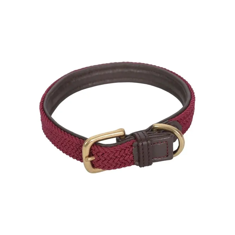 Unisex Plaited Dog Collar -