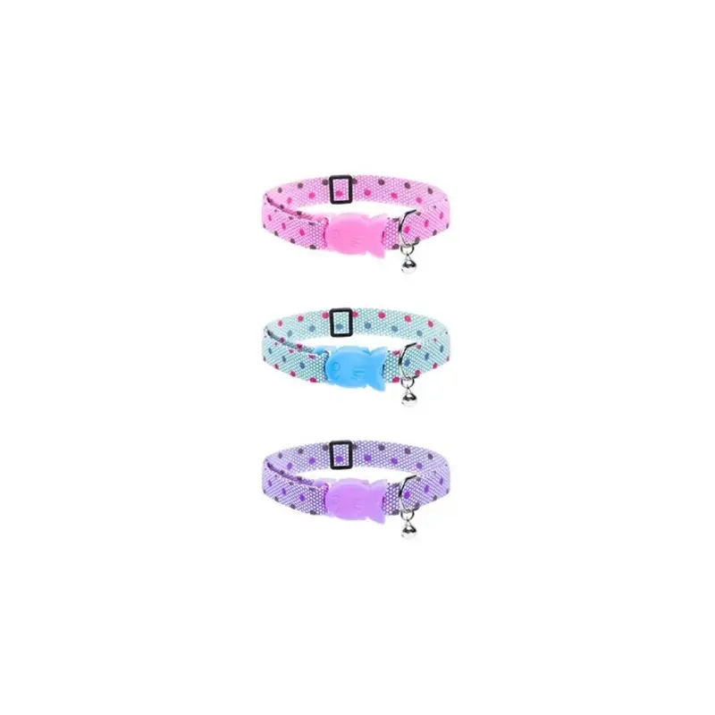 Cat Circus Not,Specified Dotty Print Cat Collars
