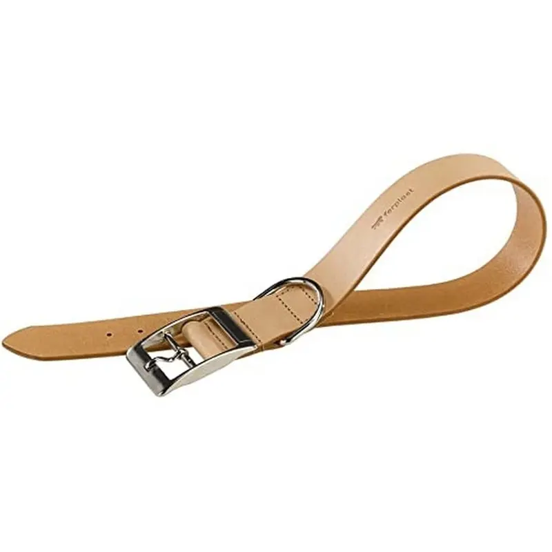 Ferplast Natural BE C40/69 Dog Collar, 61-69 cm/ 40 mm, Beige