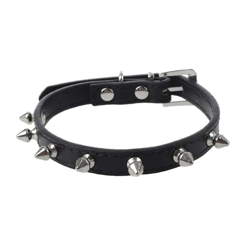 Typecat Black Dog Collar Dog Collar Belt Collars Adjustable Small