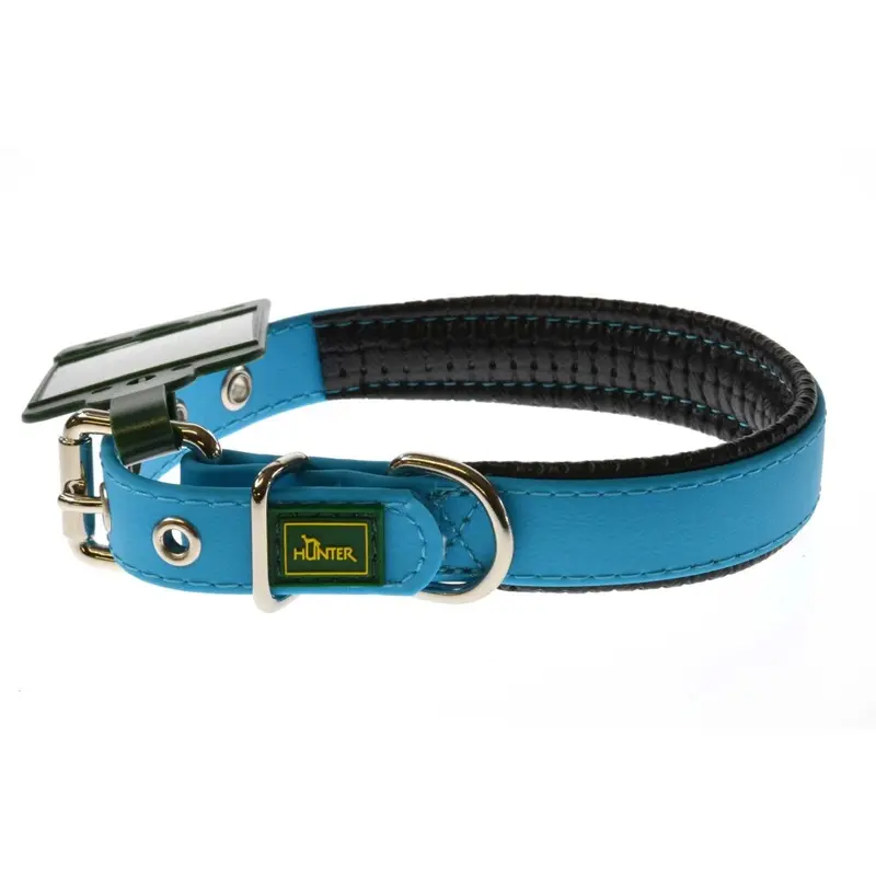 Hunter Green (Neon Turquoise 20Mm X 45Cm) Convenience Comfort Collar 45Cm