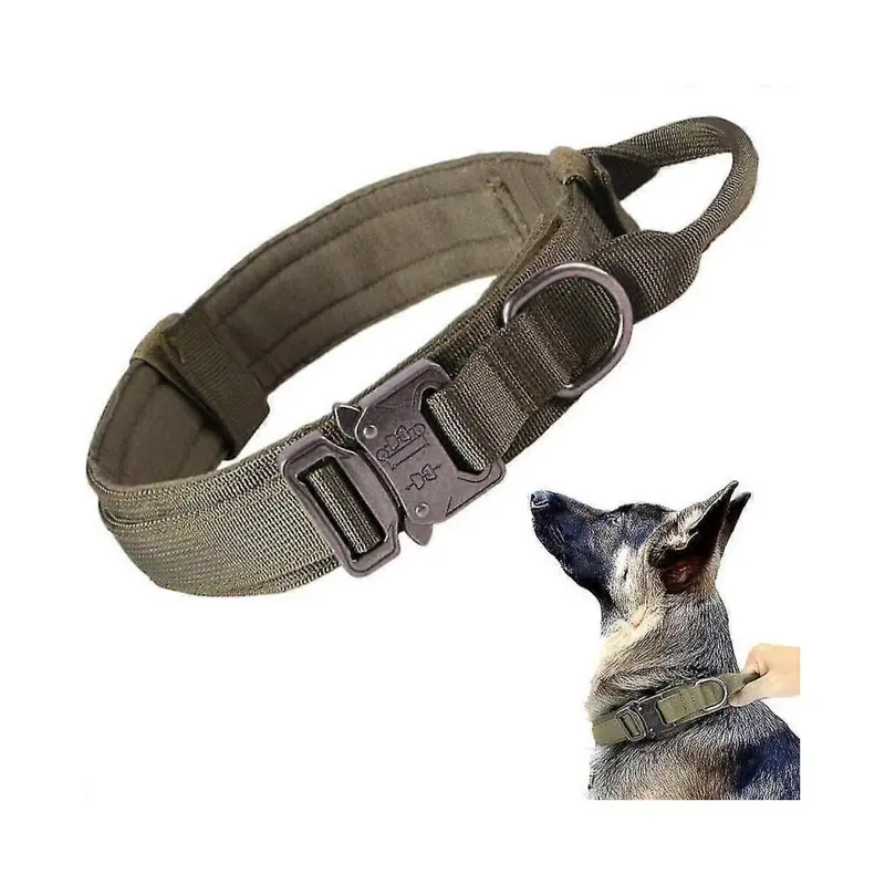 New Military Tactical Dog Collar German Dog Collars For Walking Medium