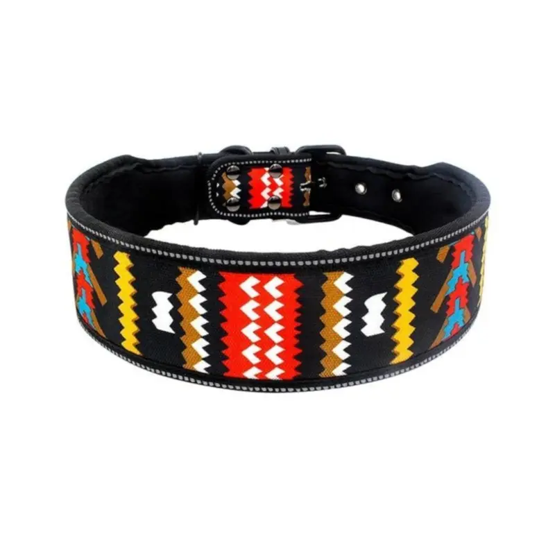 Hod Pets (Tribal, M) Printed Adjustable Stylish Dog Collars