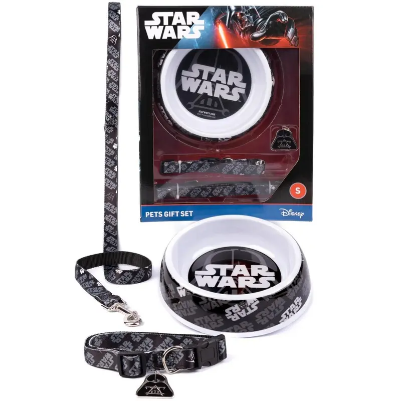 Star Wars Black (M, ) Dog Collar Set Size 1
