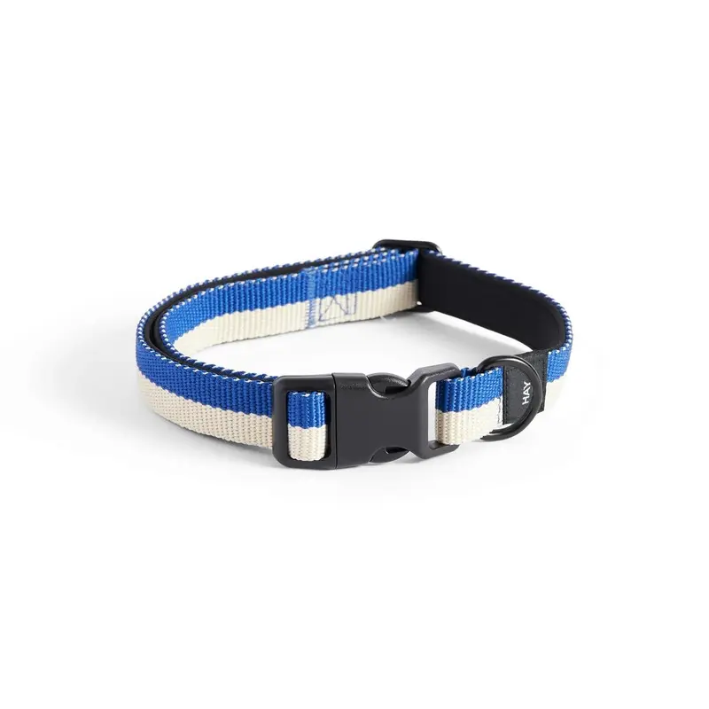 Hay Blue Dogs Collar - And White / / Designer Pets All Products - Do Not Publish Small
