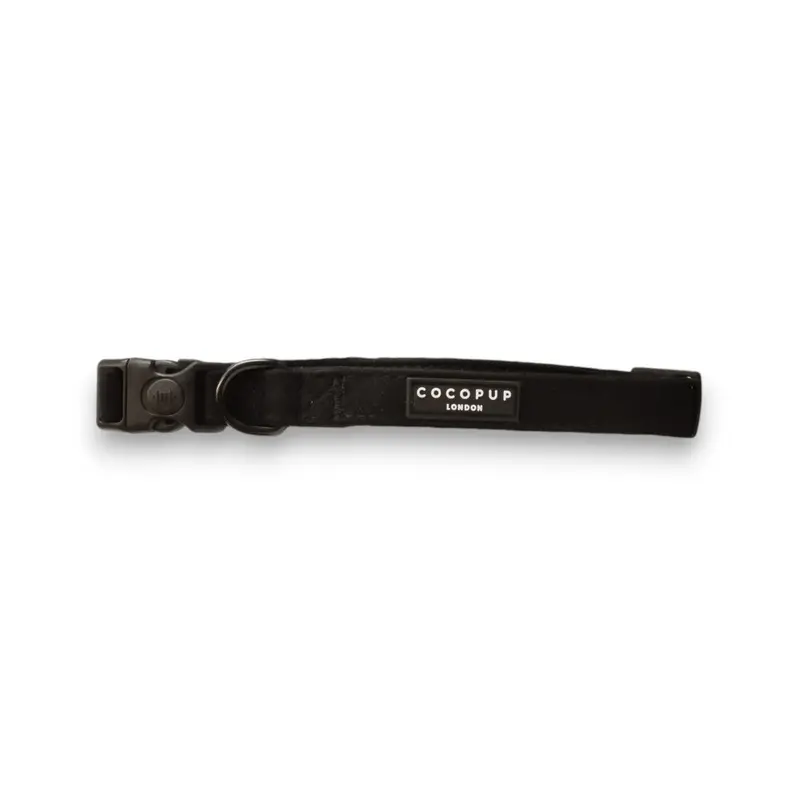 Cocopup Aviator Dog Collar Black X Small