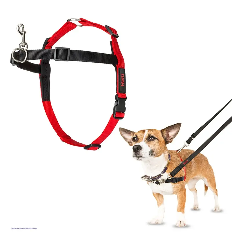 Halti Front Control Dog Harness Red & Black Small