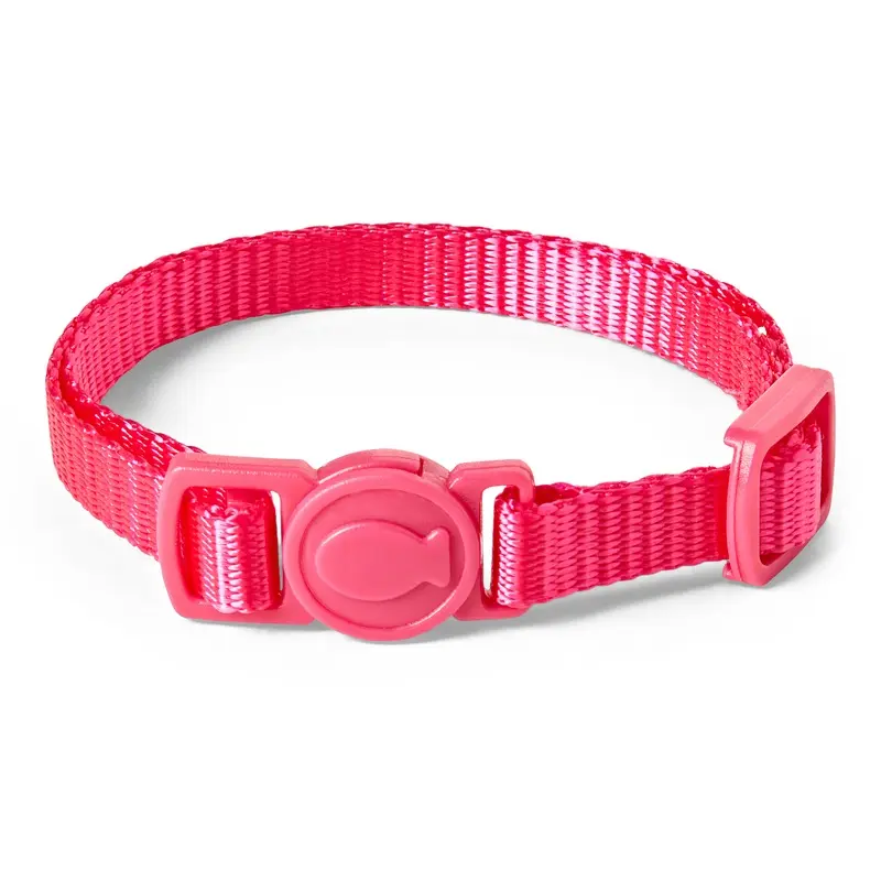 Pets Essentials Thin Cat Collar Pink
