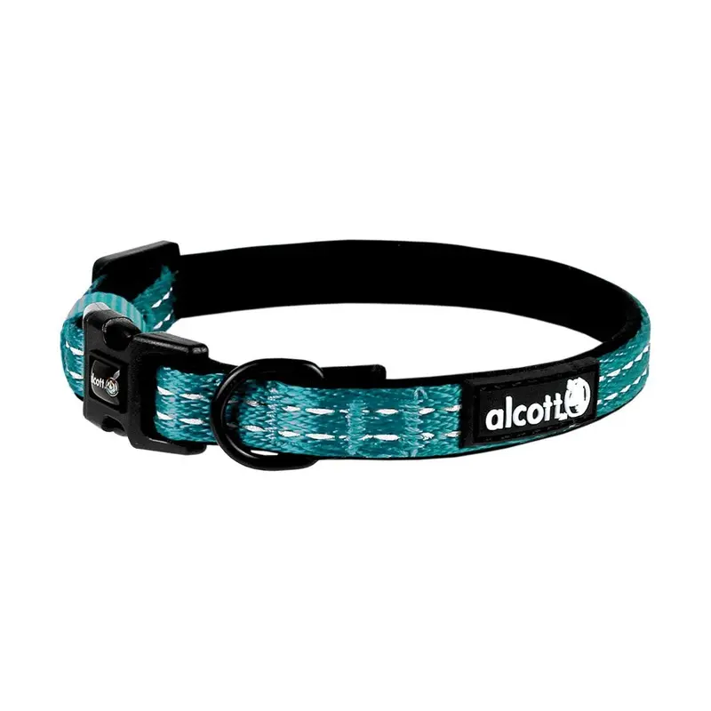 Alcott Adventure Dog Collar - Blue Medium
