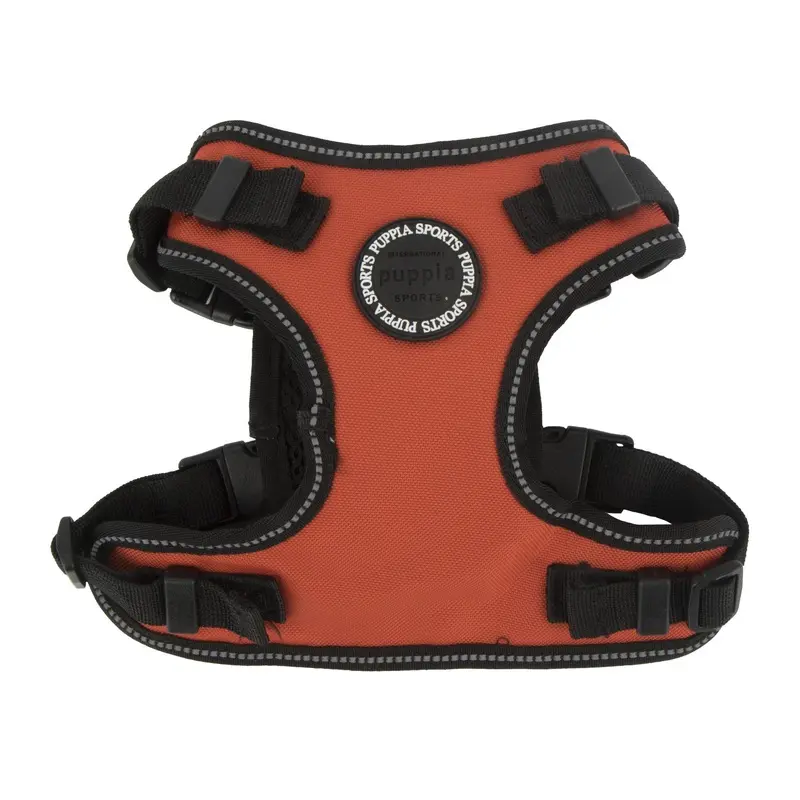 Puppia PLRA-HF9323-OR-M Orange Trek Safety Harness F Pet-Vest-Harnesses, MEDIUM
