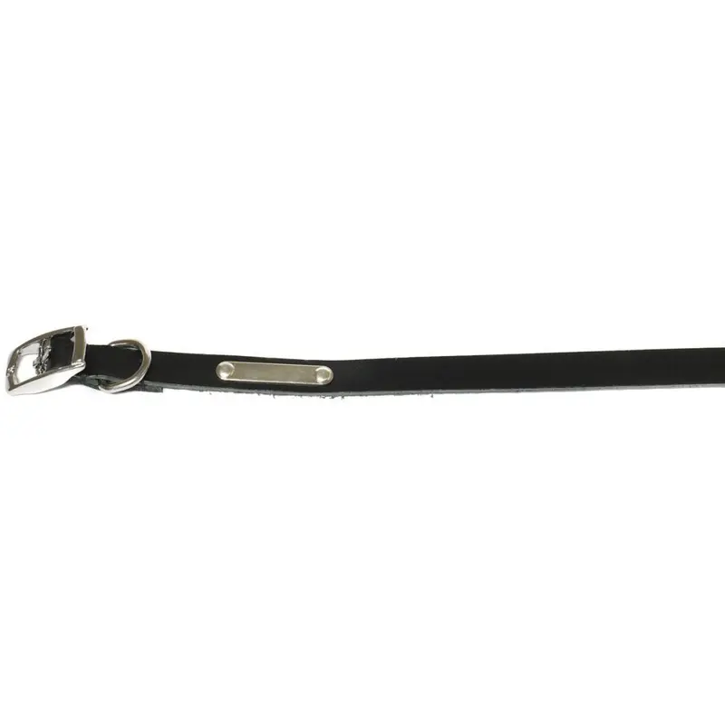 Ancol Heritage Leather Sewn Dog Collars - 31Cm Black Size 2