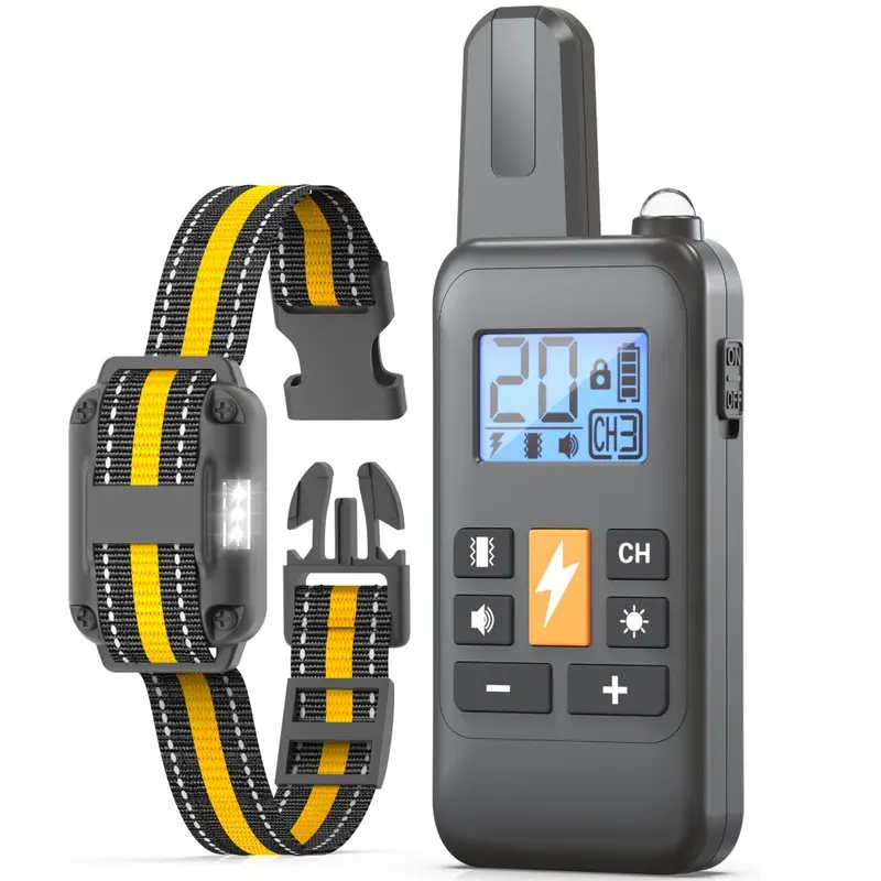 800M Electric Pet Dog Training E-Collar Anti-Bark Obedience Remote Lcd 800M