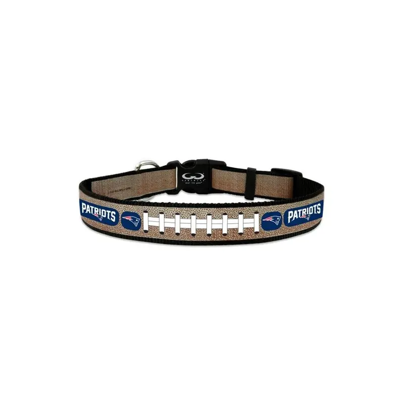 Gamewear New England Patriots Pet Collar Reflective Football Medium