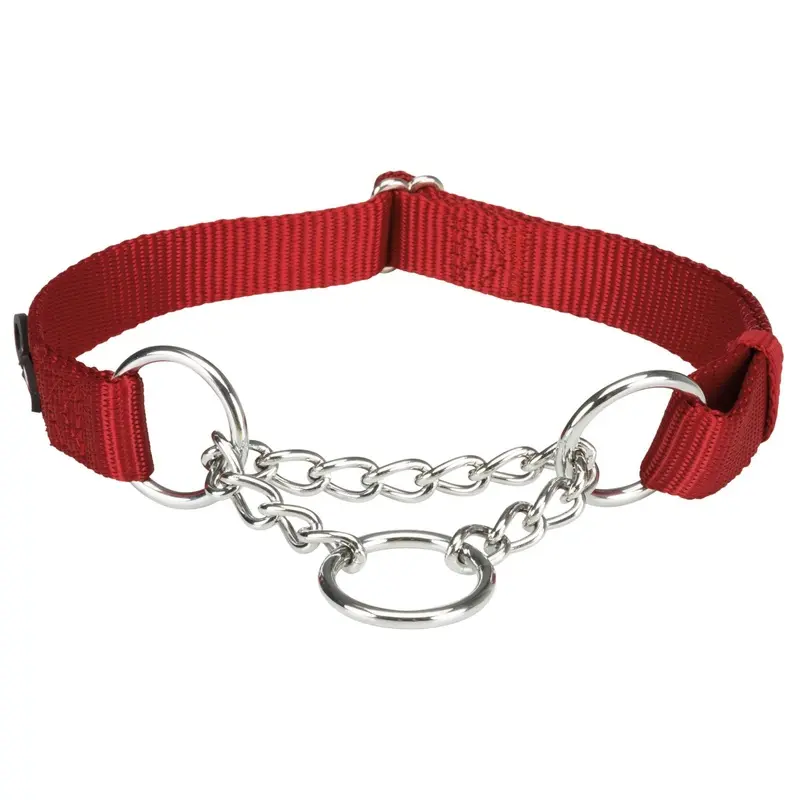 Trixie Premium Stop Pull Collar For Dogs - Red Medium