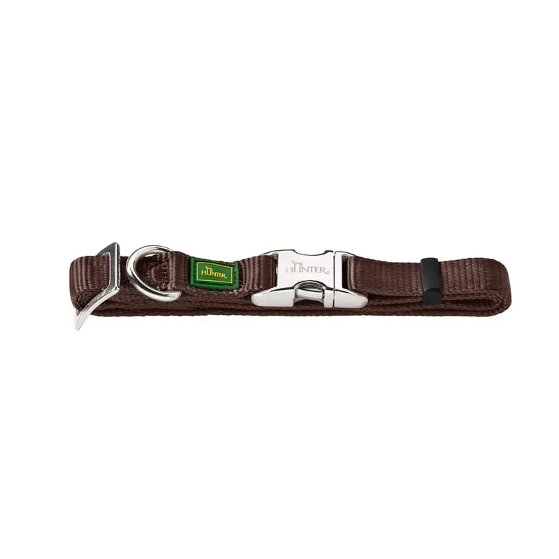 Hunter Brown Alu Strong Collar,, Small