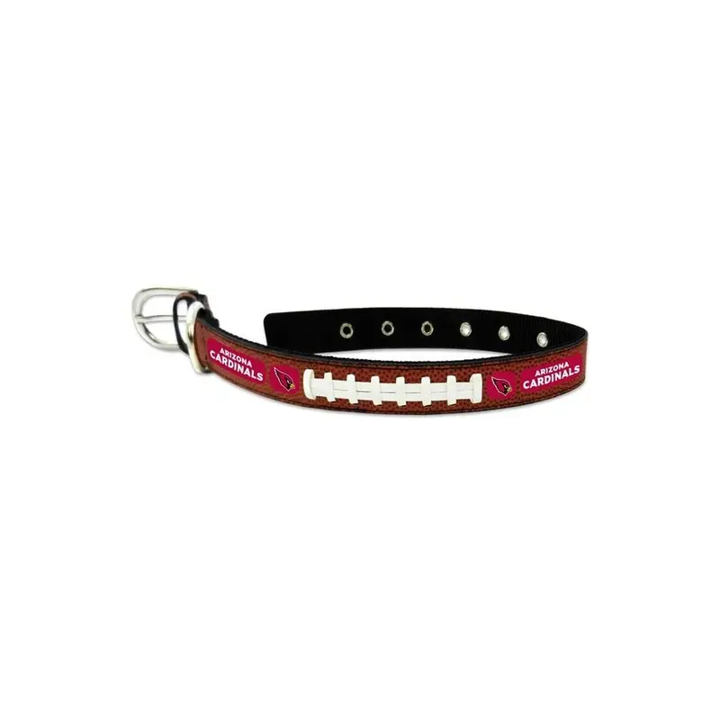 Signed And Sealed Arizona Cardinals Classic Leather Football Collar Medium