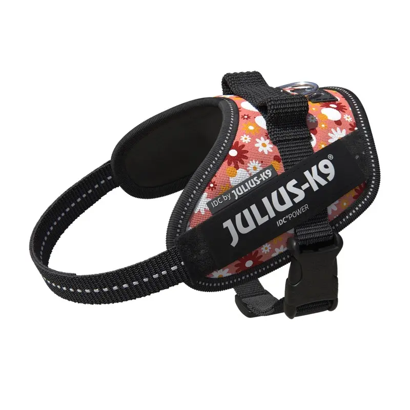JULIUS-K9 IDC Powerharness, Size: XS/Mini-Mini, Pink Flowers