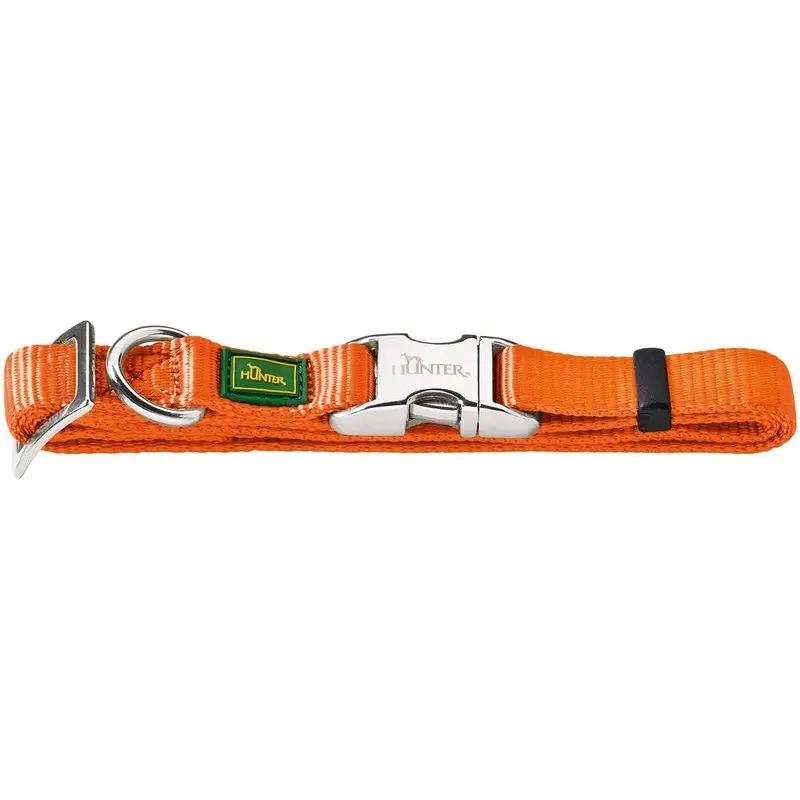 Hunter - Collar Vario Basic aluminum lockable collar L 45-65 cm orange